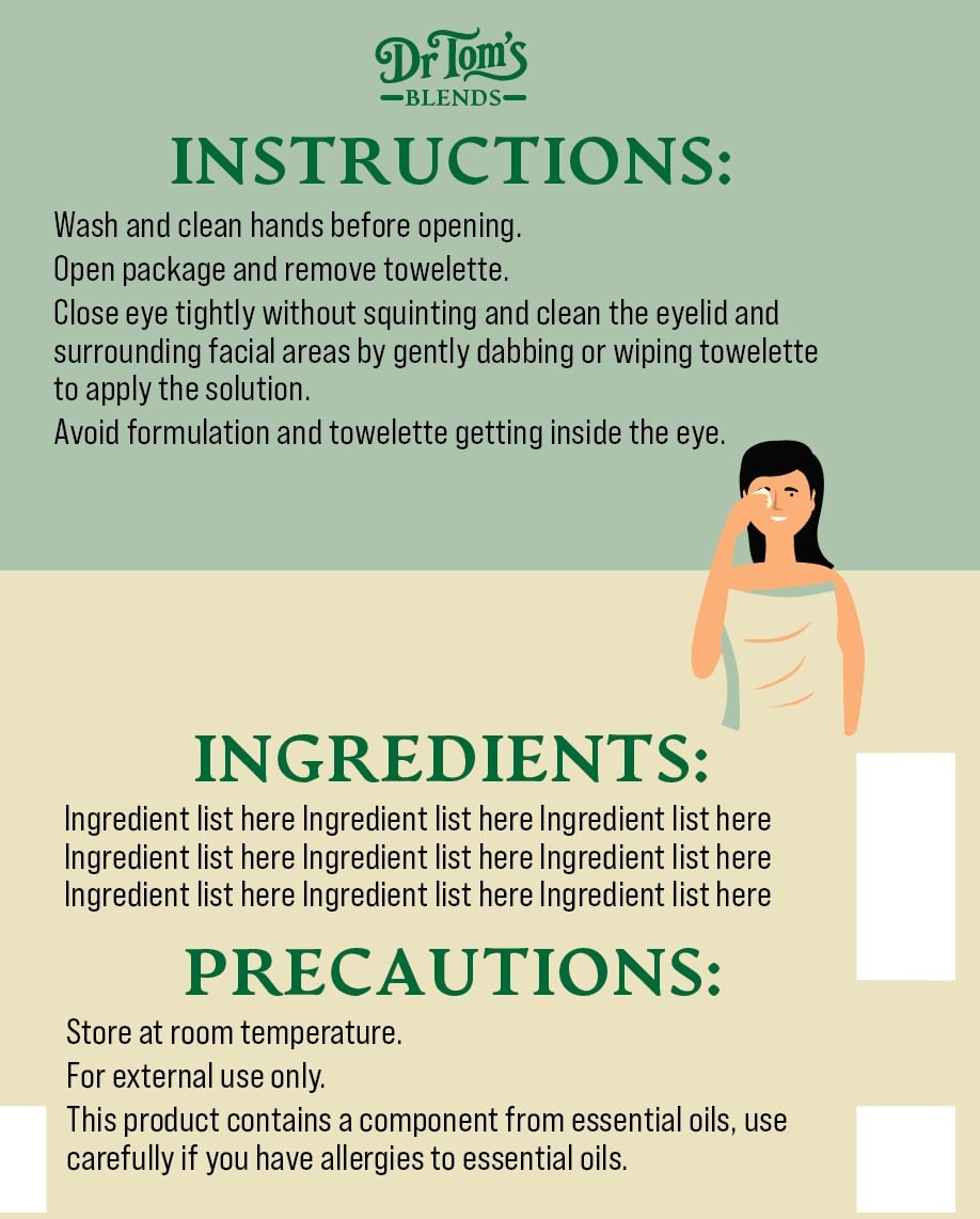 Eyelid Wipes with Tea Tree Oil