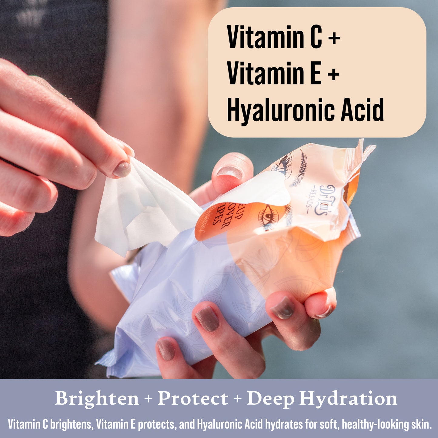 Makeup Remover Wipes (30 ct.) with Vitamin C and E, Unscented