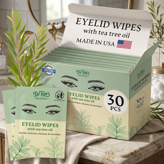 Eyelid Wipes with Tea Tree Oil