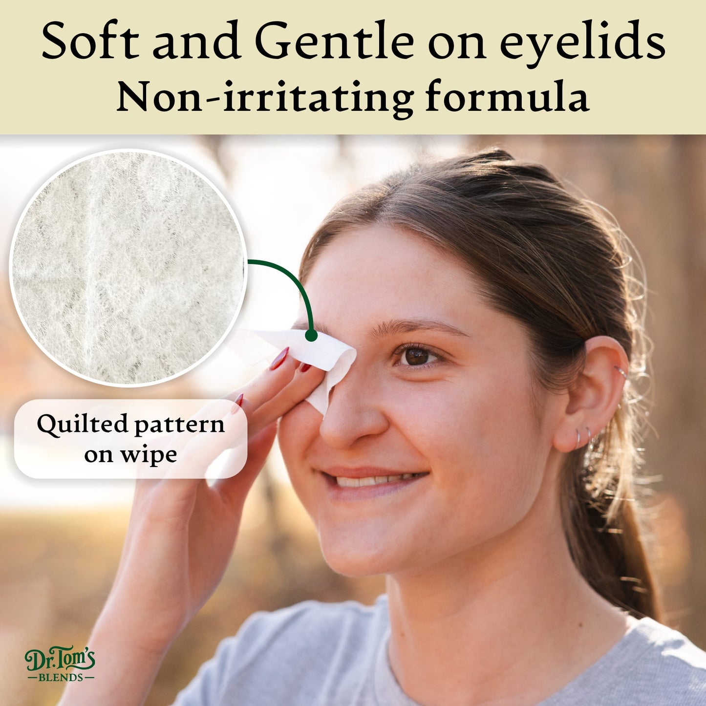 Eyelid Wipes with Tea Tree Oil
